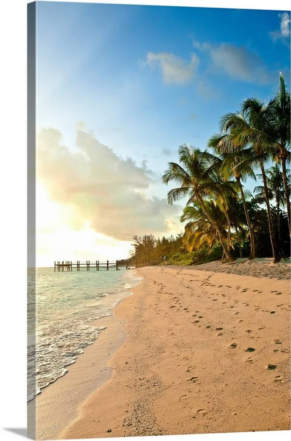 Walk The Beach, Canvas Wall Art, 20x30, Great Big Canvas