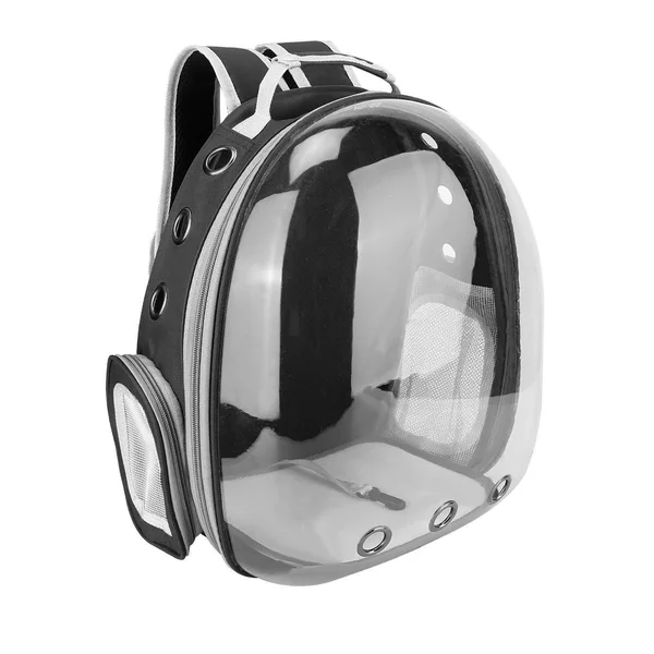 iMounTEK Pet Carrier Ventilate Backpack, Black, 17.72 x 5.91 x 14.17