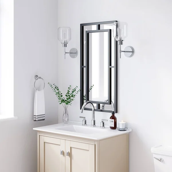 PROFLO PF1851 Pixley 5-13/16x22 Wall Mounted Towel Ring - Brushed Nickel