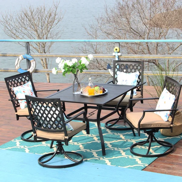 13& x 6.5& Outdoor Patio Market Umbrella Red - Captiva Designs
