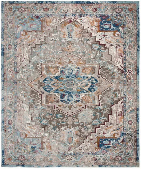 Safavieh Aria Rug ARA119 Beige - Blue, 10& x 14&
