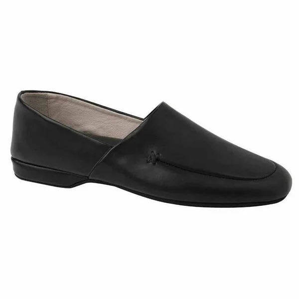 L.B. Evans Duke Opera Men's Slippers - Black, 10.5