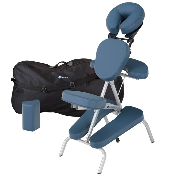 Earthlite Vortex Portable Massage Chair Package - Portable - Compact, Strong and Lightweight (15lb) Incl. Carry Case, Sternum Pad