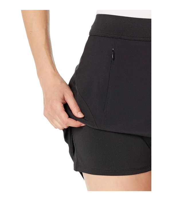 Callaway 17 inch Fast Track Perforated Skort Caviar, Size: Large, Black