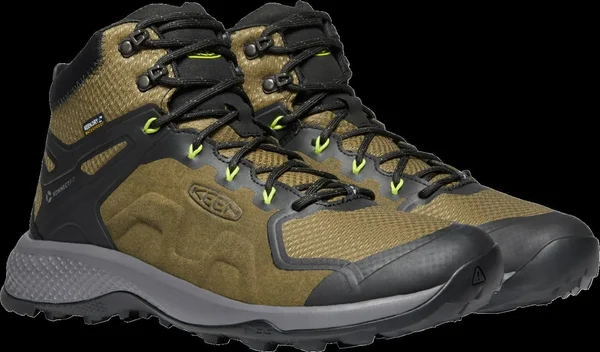 Keen Men's Explore Mid WP Boot Dark OLIVE/ARMY