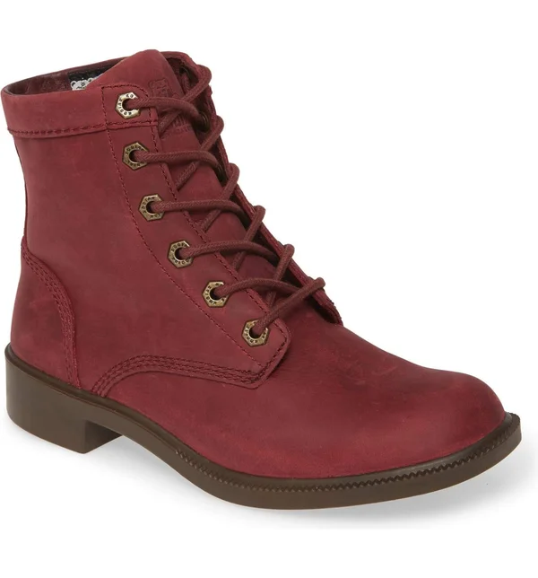 Kodiak Original All Season Women's Waterproof Leather Boots - Size: 7.5, Red