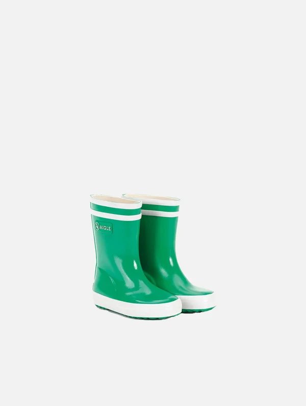 Aigle - Baby, Shoes - Garden Green Rain Boots - Baby Flac