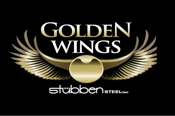 Stubben Steeltec Golden Wings Snaffle Bit