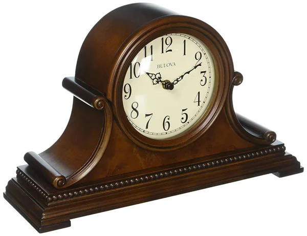 Bulova B1514 Asheville Mantel Clock Brown Cherry