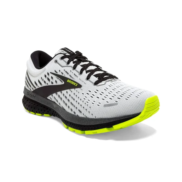 Men's Brooks Ghost 13 (White/Black) 10