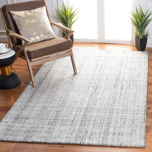 Safavieh Abstract ABT141B Grey, Black Rug 2&3x22 x 8& Runner