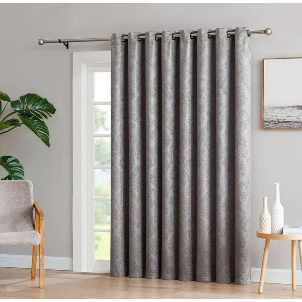 Gracewood Hollow Plakalo Embossed Thermal-weaved Blackout Grommet Drapery Curtains - 38x22 W x 63x22 L - Taupe