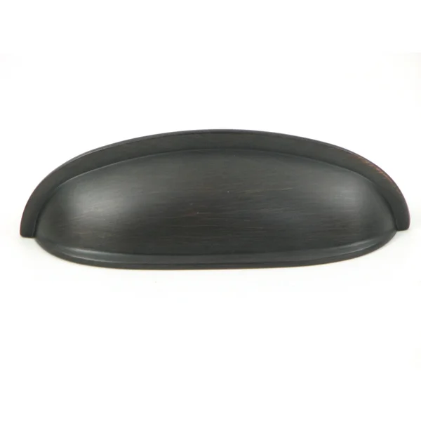 Stone Mill Hardware Oil Rubbed Bronze Cup Pull (Pack of 25)