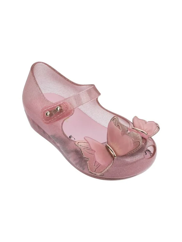 Mini Melissa Ultragirl Fly III Mary Jane Flats - Baby/Toddler Pink