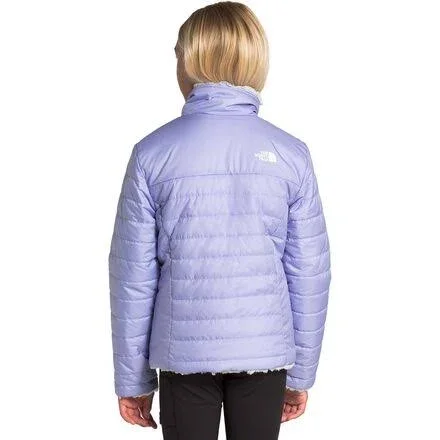 The North Face Girls& Reversible Mossbud Swirl Jacket- Sweet Lavender - L