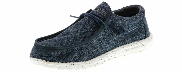 Hey Dude Wally Sox Micro Men's Shoes Steel Blue : 10 M