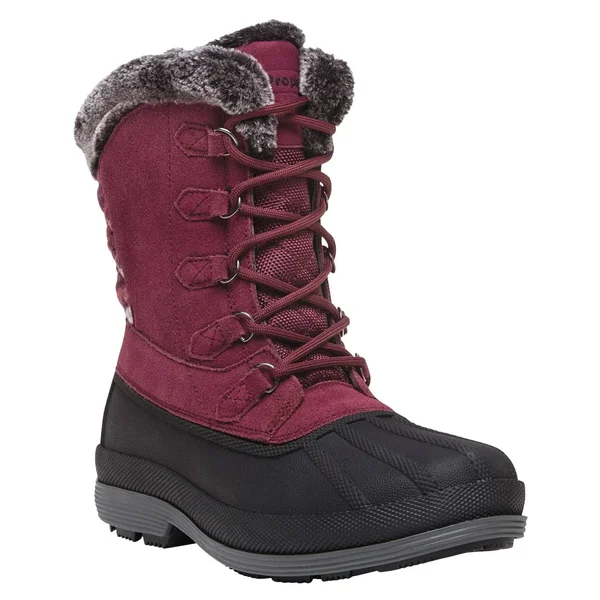 Propet Lumi Tall Lace Women's Boot - Berry Size 11