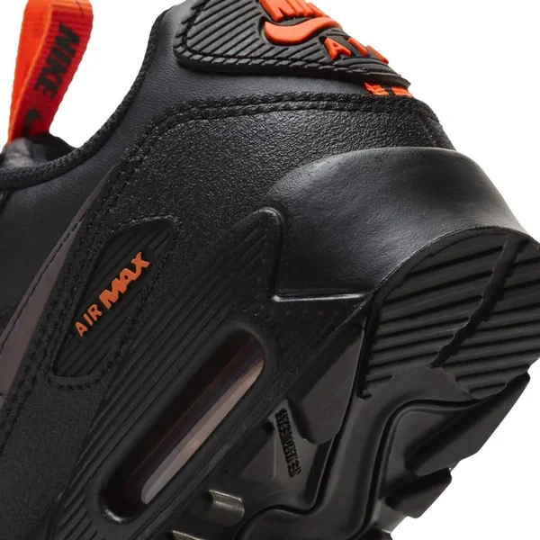 Nike Air Max 90 SE Big Kids& Shoes in Black - Size: 4Y, CT5231-001