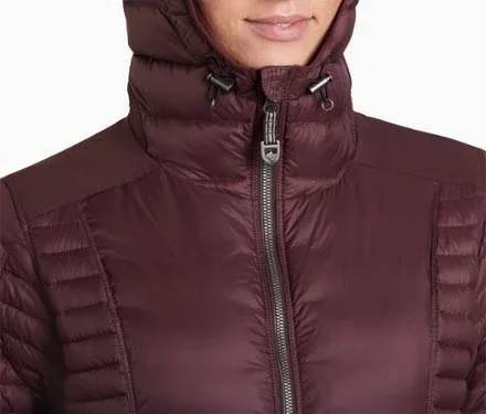 Kuhl Women's Spyfire Down Parka Purple XL