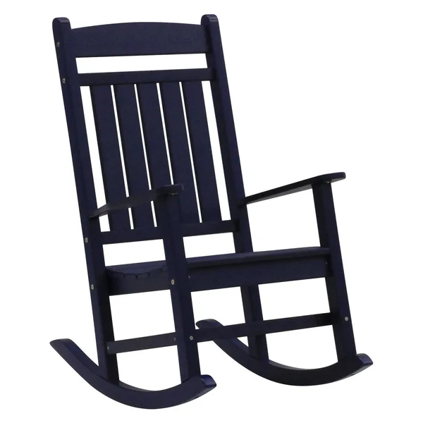 DUROGREEN Classic Rocker Outdoor Rocking Chair Navy