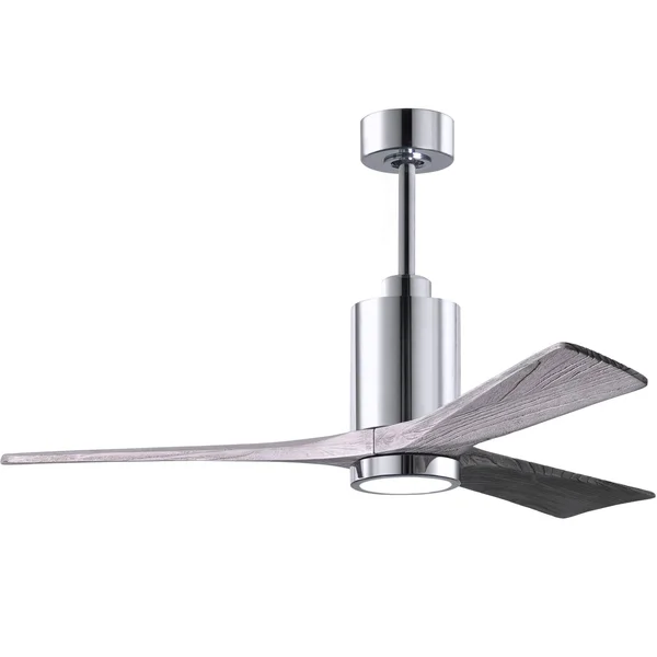 Patricia Ceiling Fan with Light by Matthews Fan Company, Textured Bronze, PA3-TB-BW-60