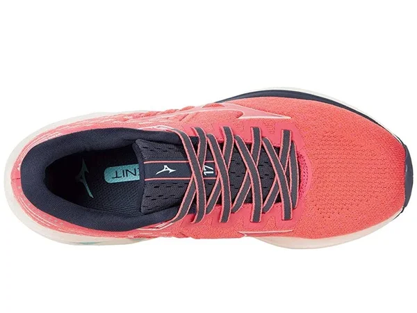 Mizuno Wave Inspire 17 Waveknit Women's Running Shoes - Coral, Size: 11