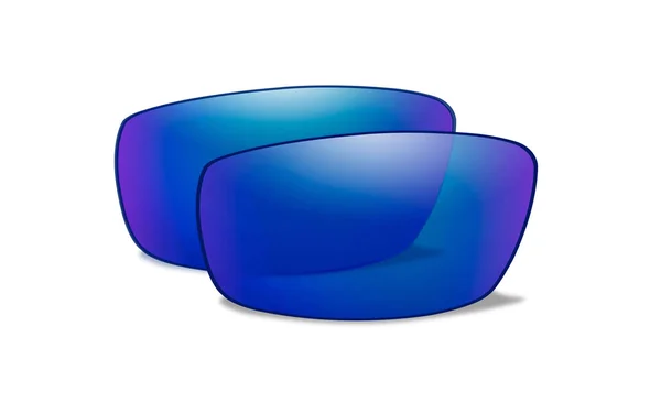 Wiley x Airrage Replacement Lenses, Polarized Blue Mirror