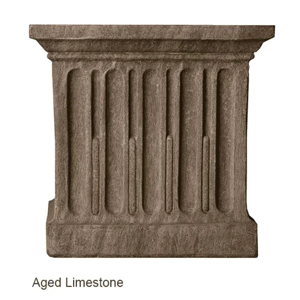 Campania International Smithsonian Grecian Cast Stone Urn Planter Nero Nuovo