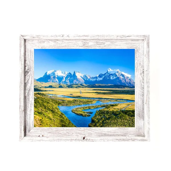 Rustic Farmhouse Signature Picture Frame, White Wash 12x12