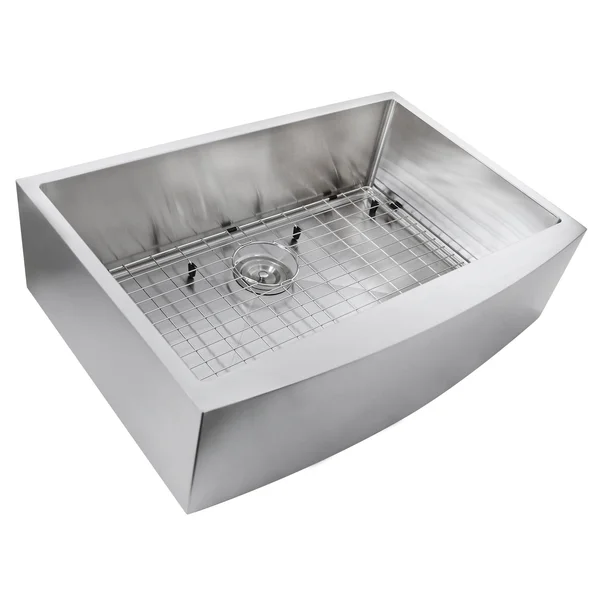 Nantucket Sinks Apron332210-SR-16 - 33 inch Pro Series Small Radius Farmhouse Apron Front Stainless Steel Sink
