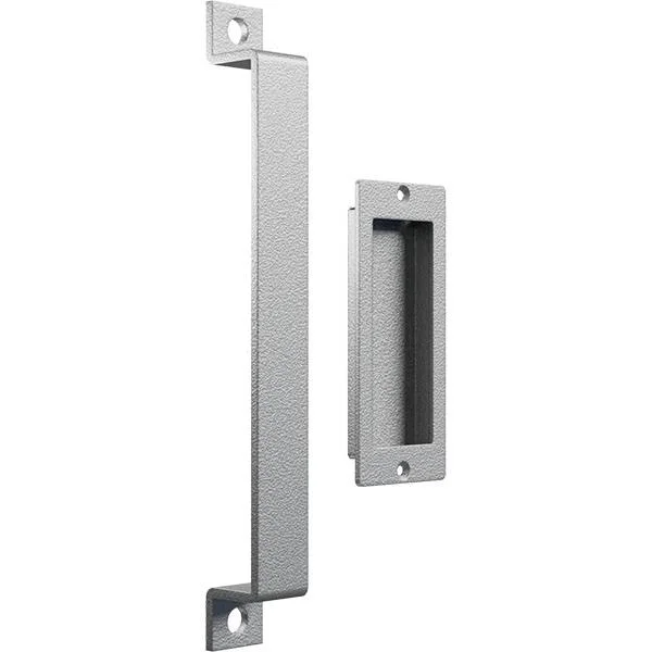 11x22 Pull Handle & 6x22 Flush Pull for 1 3/4x22 Doors - PC Chrome