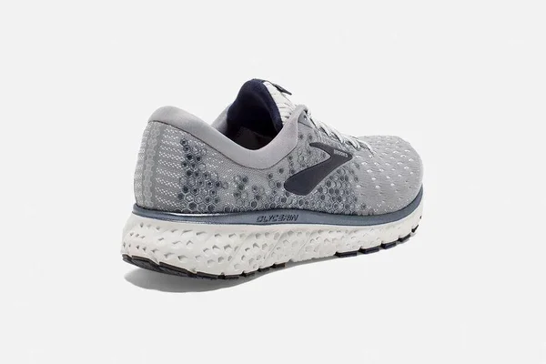 Men's Brooks Glycerin 17 Running Shoe - Size: 10.5, Grey/Navy/White