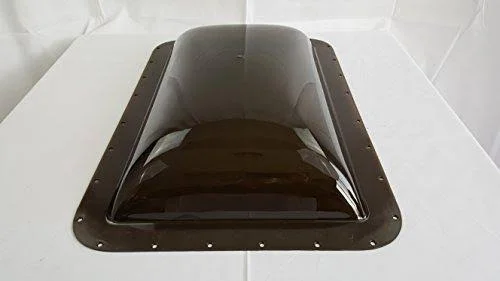 Premium Heavy Duty - 18 x 26 OD Trailer New Skylight Plastic Smoke
