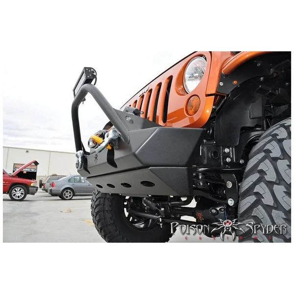Poison Spyder 17-59-030P1 JK Brawler Lite Front Skid - Black