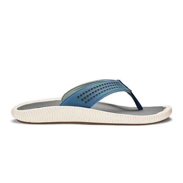 Olukai Ulele Sandals - Men's Blue/Charcoal - 14