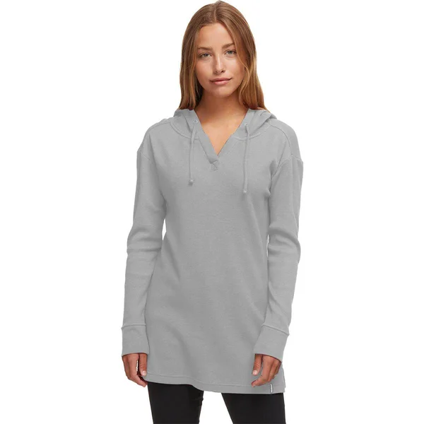 Patagonia Hooded Waffle Tunic - Women's Drifter Grey - XL
