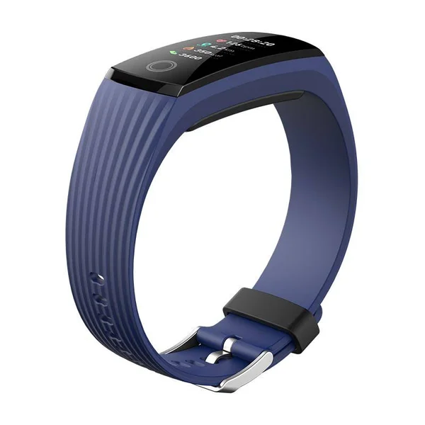 Genius Fit Watch Multifunctional Water-Proof Smart Watch GPS - Fitness, Sleep & Health Monitor Blue