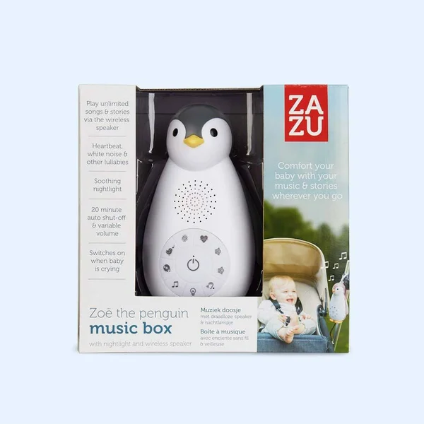 Zazu Zoe Sound Machine w/ Bluetooth Grey