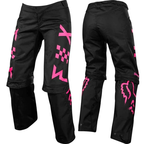 Fox Racing Women's Switch Pants Size 6 Black/Pink