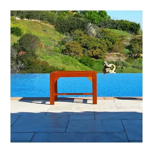 Red Barrel Studio Backless Wood Picnic Bench