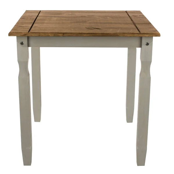Wood Dining Table Corona Collection - Furniture Dash - Antique Brown Color Stain.