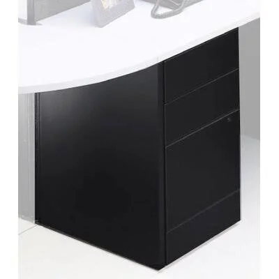 Global Total Office Adaptabilities 3-Drawer Freestanding File Pedestal Finish: Tiger Maple