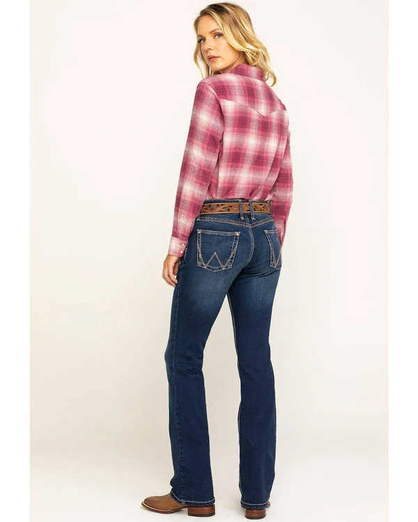 Wrangler Women's Dark Wash Retro Mae Jeans