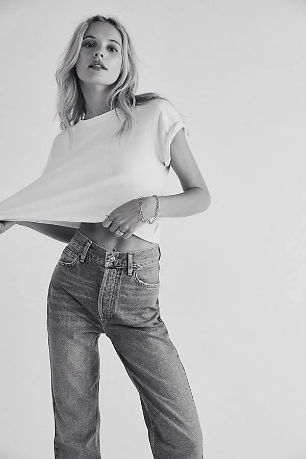 Free People The Perfect T-Shirt - Women's White - M