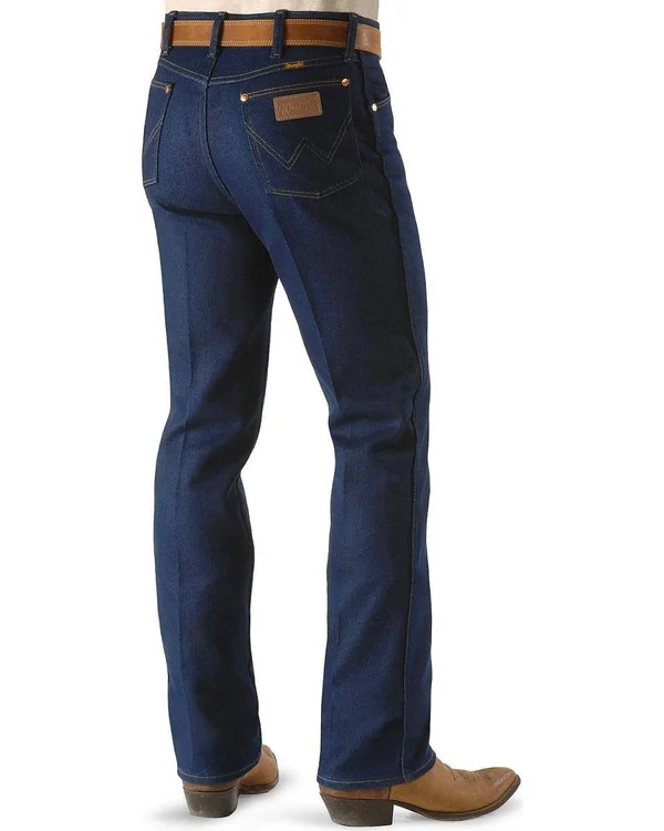 Wrangler Men's Cowboy Cut Regular Fit Stretch Jeans - Navy