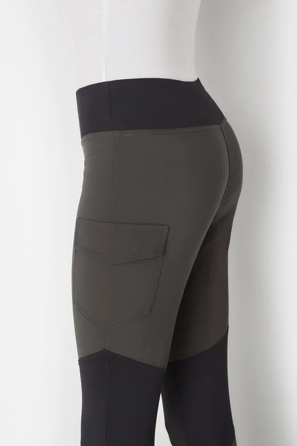 Contrast Panel Legging, Anatomie Navy with Black, Xs