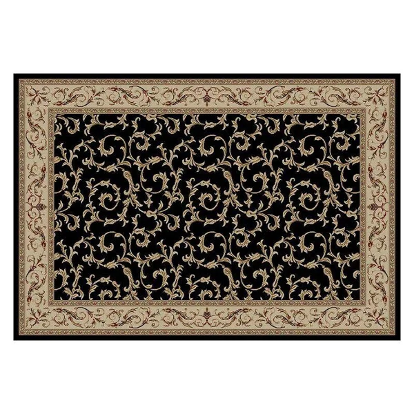 Concord Global 3&11x22 x 5&7x22 Black Jewel Veronica Area Rug