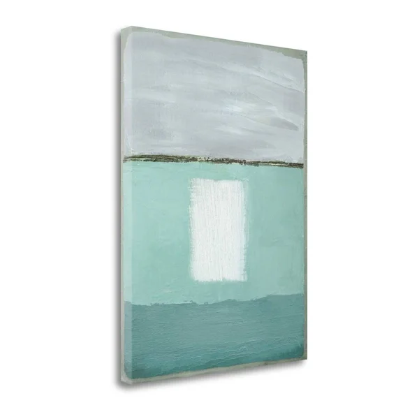 24x22 x 18x22 Azure Blue II by Caroline Gold Fine Art Giclee Print
