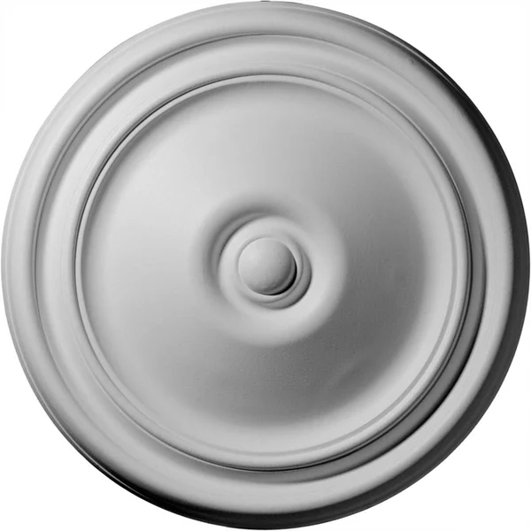 12x22OD x 1 3/4x22P Reece Ceiling Medallion (Fits Canopies Up to 2 3/8x22) - Hand-Painted Americana Crackle