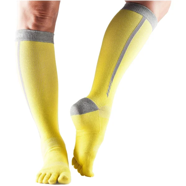 ToeSox Zoe Sport Compression Knee High Socks - Medium - Black 4AM